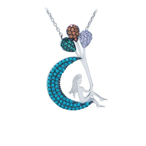 New Moon New You Silver Necklace