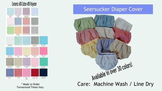 Baby Diaper Eyelet Cover Bloomer Embroidery Blank 3-4 White