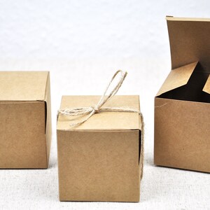 Schachteln aus Kraftpapier braun, 24 Stück, Verpackung für Adventskalender, Geschenkboxen Weihnachten Bild 2