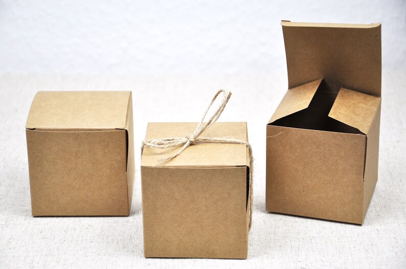 Schachteln aus Kraftpapier braun, 24 Stück, Verpackung für Adventskalender, Geschenkboxen Weihnachten Bild 2
