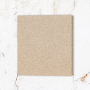 Faltkarten 15x15cm aus Kraftpapier, 10 Stück | Klappkarten quadratisch