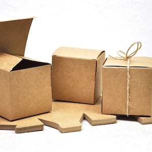 Schachteln aus Kraftpapier braun, 24 Stück, Verpackung für Adventskalender, Geschenkboxen Weihnachten Bild 1