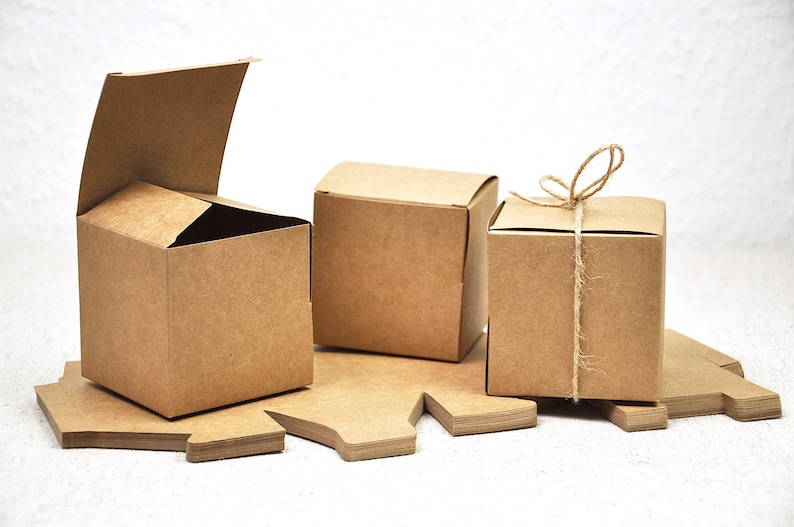 Schachteln aus Kraftpapier braun, 24 Stück, Verpackung für Adventskalender, Geschenkboxen Weihnachten Bild 1