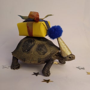 Decorazione per torta a forma di tartaruga Schleich: decorazione per feste di compleanno a forma di animale