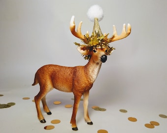 Schleich Stag Cake Topper: Christmas Party Animal Decoration