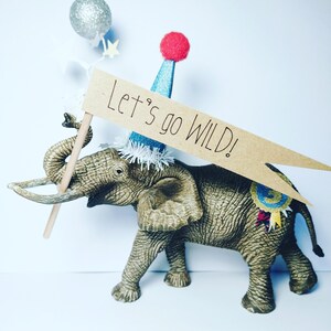 Schleich Elefant, Partytier, Tortenfigur, Cake Topper, Geburtstagskuchen, Zirkusparty, Safari, Kindergeburtstag.