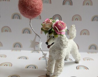 poodle cake topper