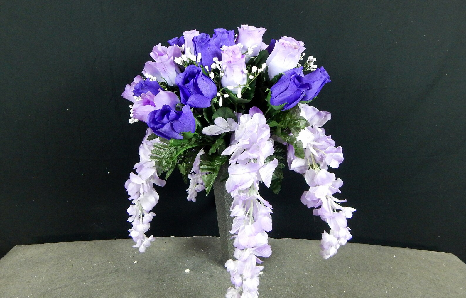 Cemetery Flower Headstone Vase Bush memorial Etsy