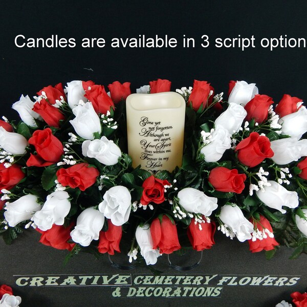 Solar Cemetery Candle Etsy