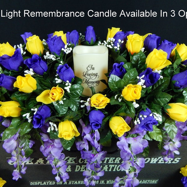 Solar Cemetery Candle Etsy