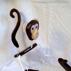 Wooden Monkey Marionette - Puppet Pets Jungle Animal