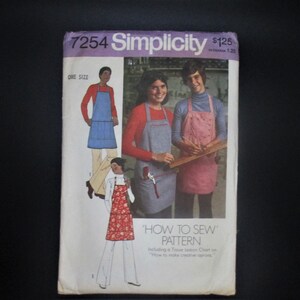Vintage Simplicity 7254 ca 1975 One Size