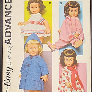 Vintage Sew-Easy Patterns by Advance 2898 Chatty Cathy Pattern