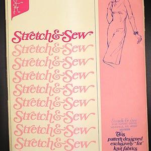 Vintage Stretch & Sew 1500 ca 1974 Bust 30-42 inches