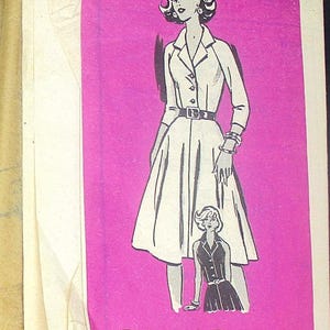 ヴィンテージ通販パターン 4736 1950年代後半頃 サイズ18 バスト40インチ