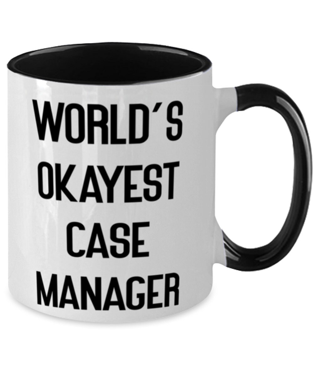 Joke Case Manager Gifts World's Okayest Case Manager Etsy