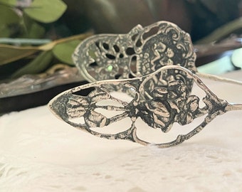 German Dutch 800 Silver Pastry Tongs ~ Bridal Luncheon ~ Pastry Tongs ~ 800 Silver Scissors