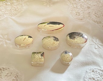 Lovely Sterling Silver Hinged Pill Box ~ Pill Boxes~ Gift Wrapped