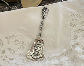 Pelle en argent allemande Willenberg, pelle en argent 800, service à hors d'oeuvres