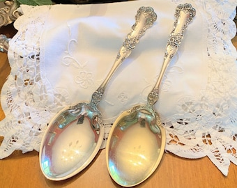 Hermosa cuchara para servir y cuchara para bebé de plata Gorham Buttercup ~ Cuchara de plata 925 ~ Plata antigua