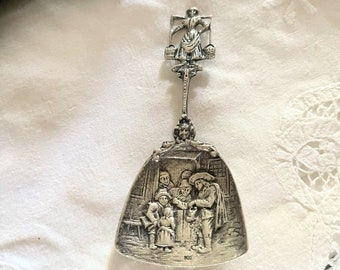 Italian Silver Shovel ~ Sugar Shovel ~ Silver Tea Caddy ~ 800 Silver ~ Italy ~ Silver