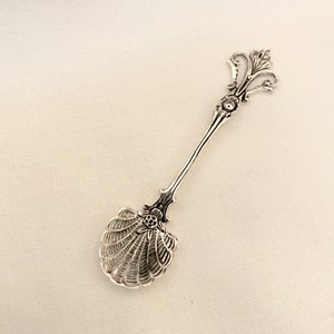 Reproduction Sterling Silver Salt Spoon
