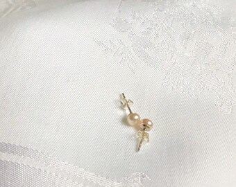 Boucles d'oreilles en perles de culture ~ Boucles d'oreilles en argent sterling avec perles ~ Boucles d'oreilles en perles ~ Emballage cadeau