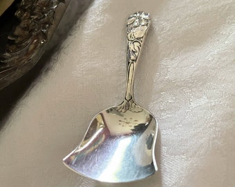 Rare Gorham Antique Silver Scoop~ Sugar Shovel ~ Silver Tea Caddy ~ Sterling Silver