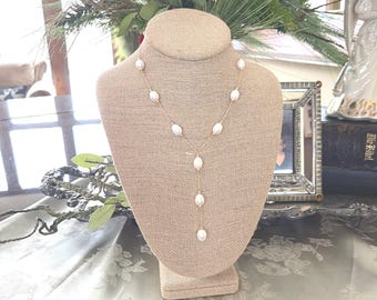 Hermoso collar de perlas de 14 quilates ~ Perlas AAA de 12 mm ~ Novia ~ Dama de honor ~ Novia ~ Boda