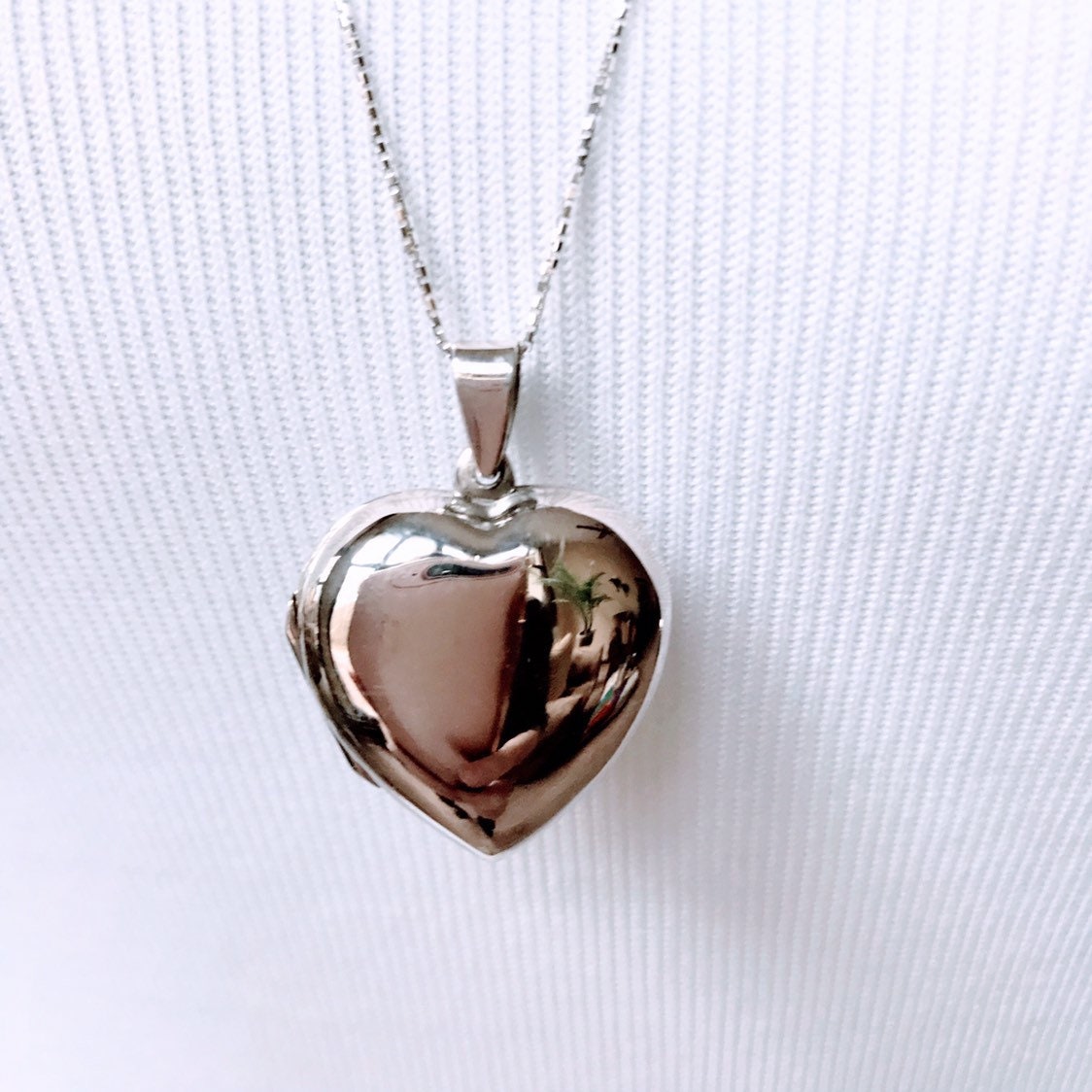 Sweet and Simple Sterling Silver Locket Think Downton Abbey 