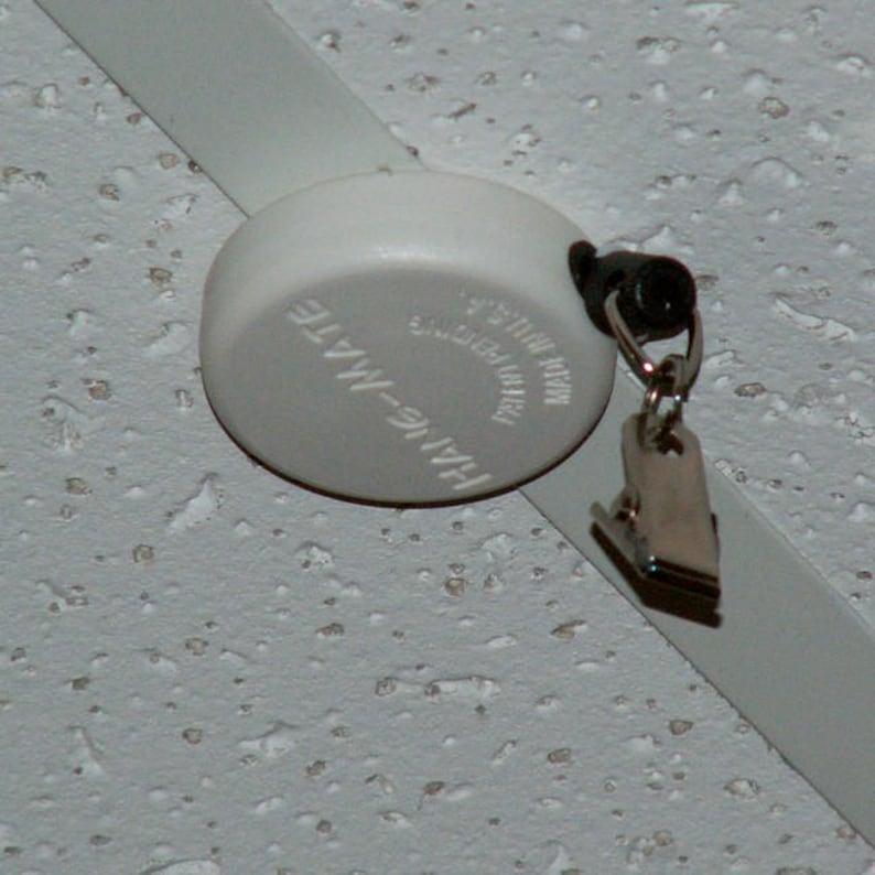 Hang Mate Ceiling Hook Retracting Ceiling Hook Retracting Ceiling Hanger Hang Things In Libraries Hang Things In Classrooms