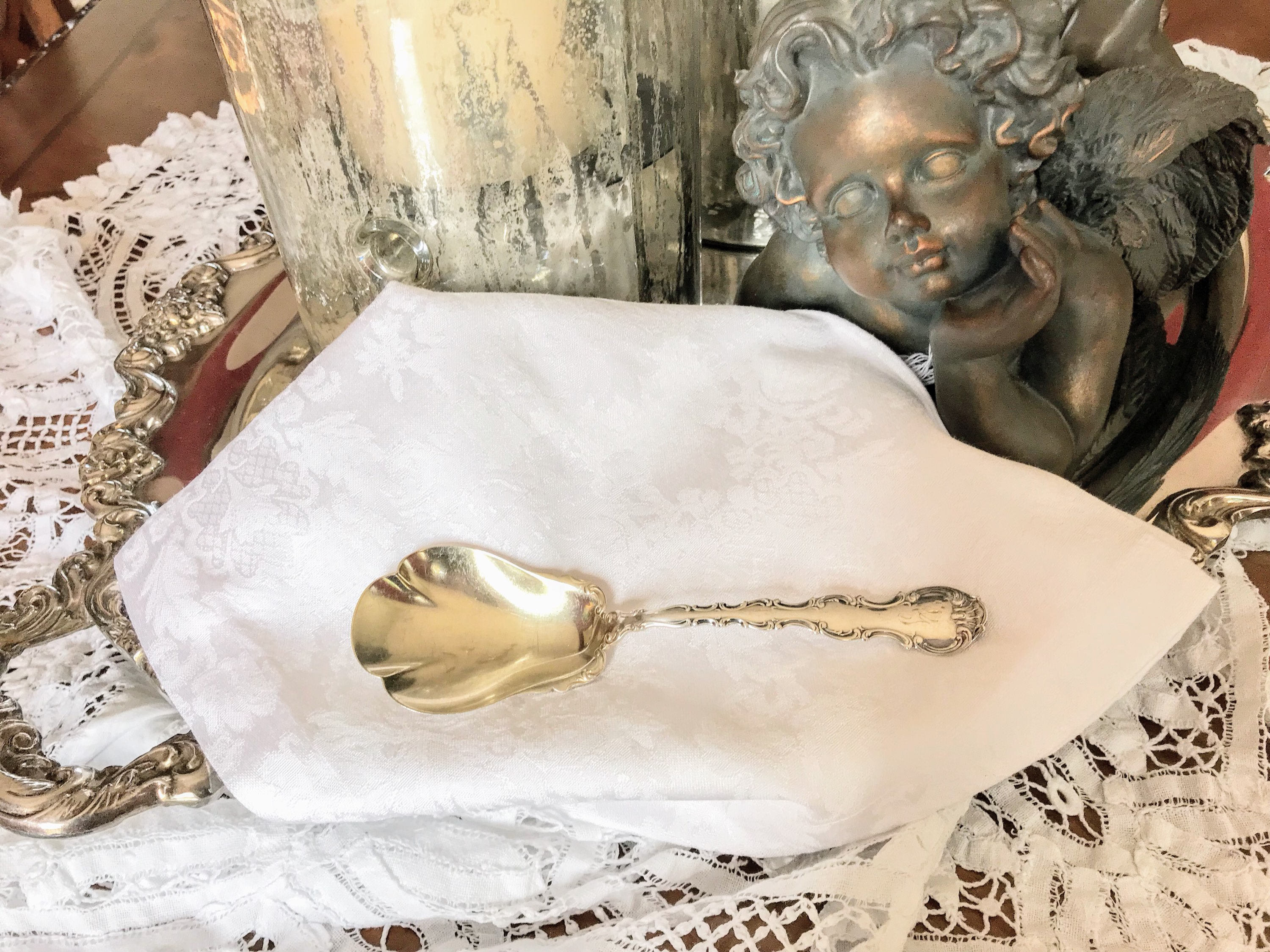 GORHAM STRASBOURG STERLING PIE//CAKE SERVER