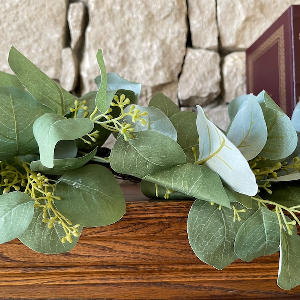 Seeded Eucalyptus Garland Etsy