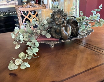 Guirnalda de eucalipto para jardín ~ Guirnalda de hojas ~ Gran guirnalda