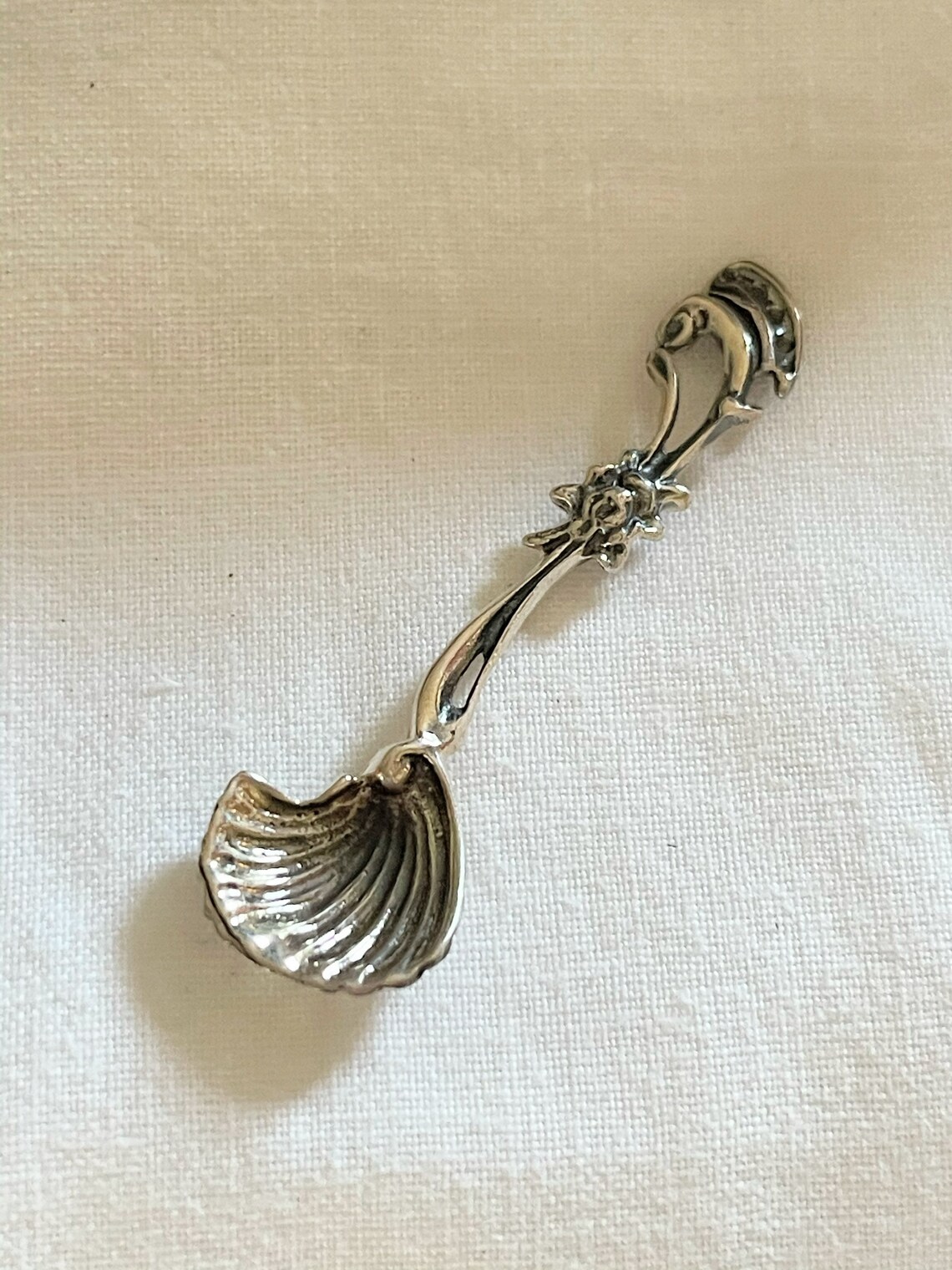 Antique Victorian Salt Spoons 835 Silver Salt Spoons German Etsy