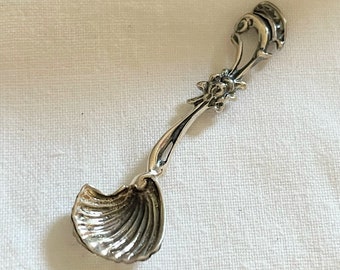 Cucharas de sal victorianas antiguas ~ Cucharas de sal de plata 835 ~ Cucharas de sal de plata alemana ~ Piense en Downton Abbey