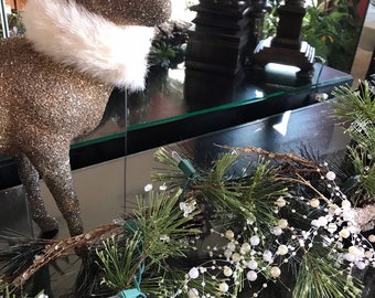 Hermosa guirnalda ~ Guirnalda de perlas ~ Guirnalda de cristal ~ Magnífica guirnalda navideña