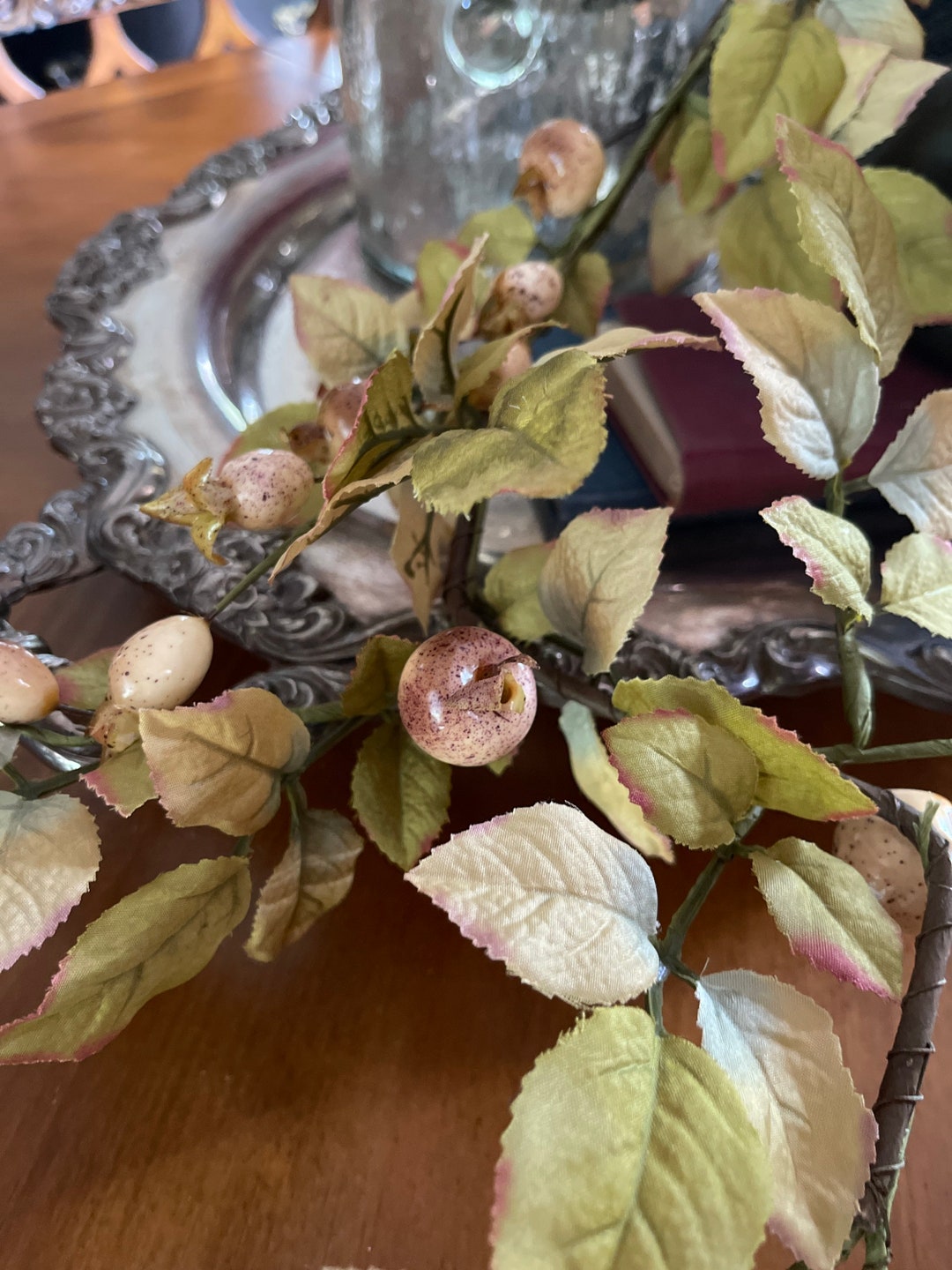 Cream Rosehip Garland Fall Garland Everyday Garland - Etsy