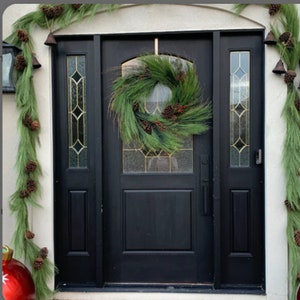 Free Priority Shipping! Beautiful Garland ~ Long Needle Pine Garland with Pinecones ~ Great Christmas Garland