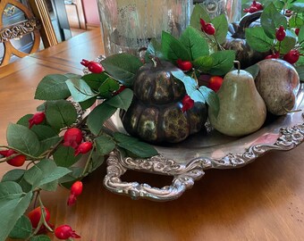 Guirnalda de rosa mosqueta ~ Guirnalda de otoño ~ Gran guirnalda de temporada