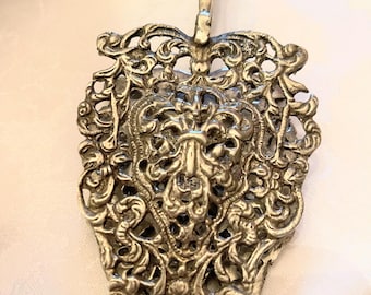 Pinzas de repostería anchas de plata antigua ~ Almuerzo nupcial ~ Pinzas de repostería ~ Tijeras de plata