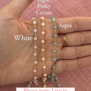 Gold Plated Quatrefoil Beaded Chain Necklace Phi Mu gift
