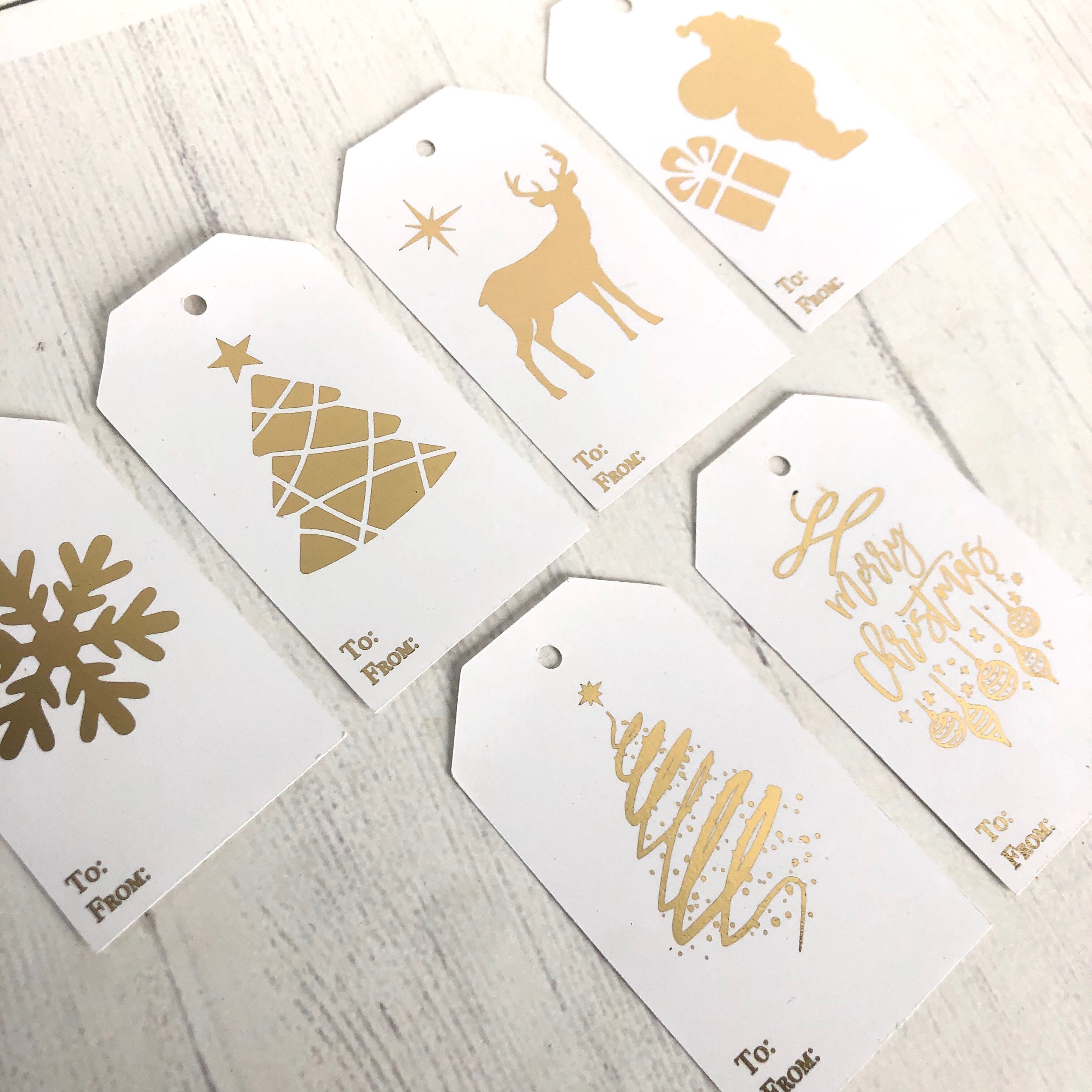 Cricut Foil Gift Tags for Christmas, Hanukkah, and any holiday!