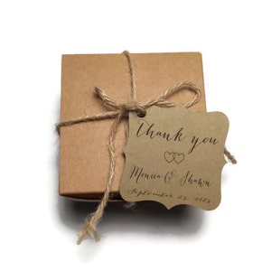 Etiquetas de agradecimiento de boda -Etiquetas de favor de boda personalizadas- gracias por compartir nuestro día especial-Etiquetas de favor elegantes-Juego de 50