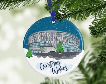 Tottenham Xmas Bauble, Spurs Ceramic Christmas Bauble Gift