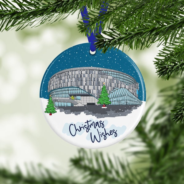 Tottenham Xmas Bauble, Spurs Ceramic Christmas Bauble Gift