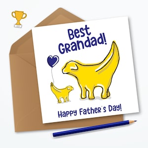 Carte grand-père pour la fête des pères, Lambanana