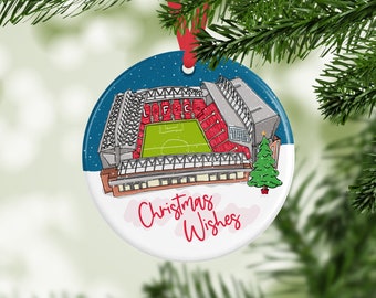 Liverpool FC Bauble, Anfield Christmas Tree Bauble