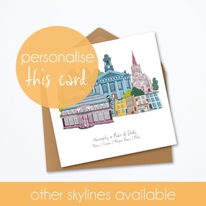 Carte personnalisée Lancaster Graduation Skyline
