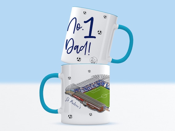 Birmingham City Dad Football Mug, Father's Day Gift, St Andrew's Stadium